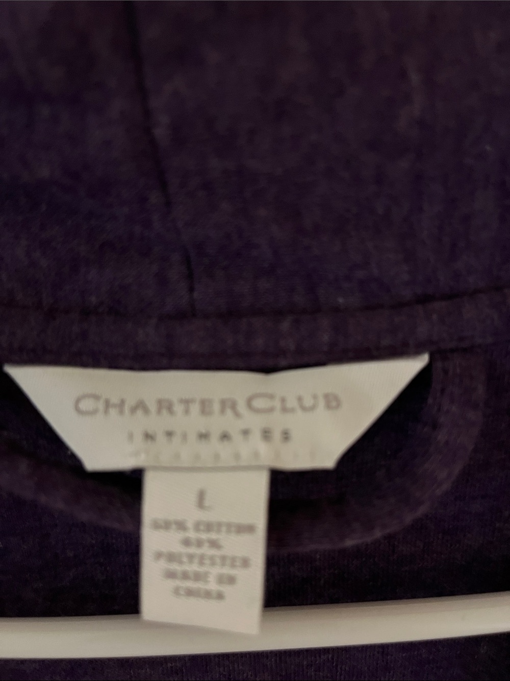 Charter Club Women’s Purple Long Robe - Picture 4 of 9